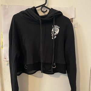 Goth/Alternative cropped hoodie